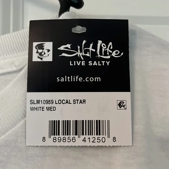 SOLD🧿🧿🧿🧿🧿🧿 NWT🎣SALT LIFE BAIT & TACKLE SUPPORT SZ.MEDIUM - Picture 3 of 5